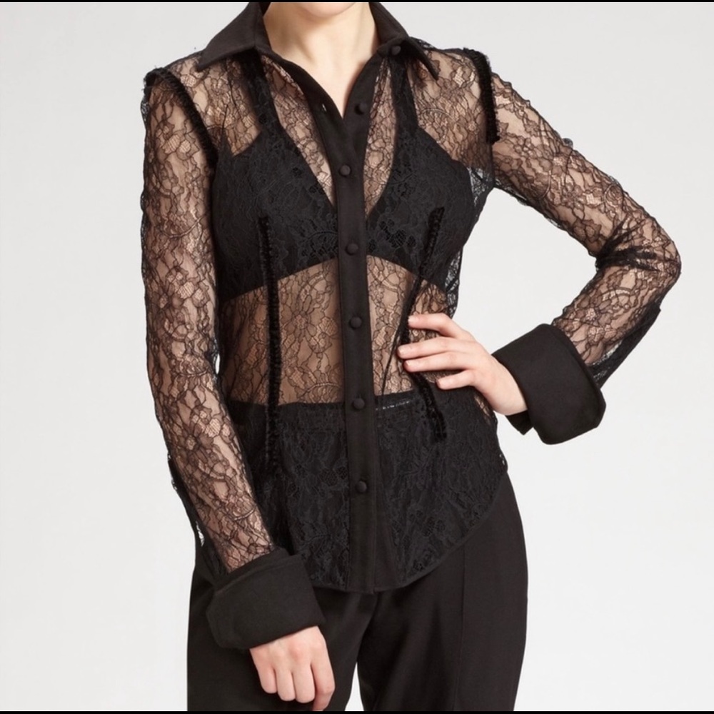 Alexander Wang Lace Top